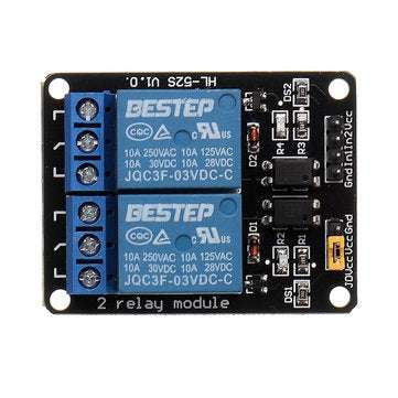 3pcs BESTEP 2 Channel 3V Relay Module Low Level Trigger Optocoupler Isolation For Auduino