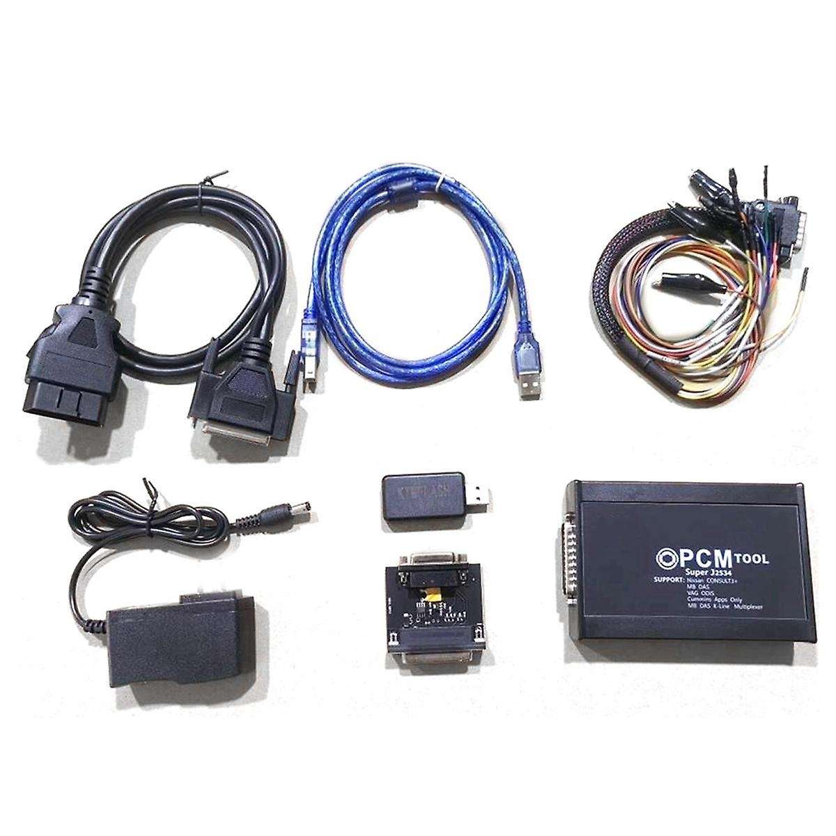[Add DCM6.X and DCM7.X] ECUHELP PCM Tool Super J2534 67 in 1 PCM-.2.0 ECU Programmer Offline Work E