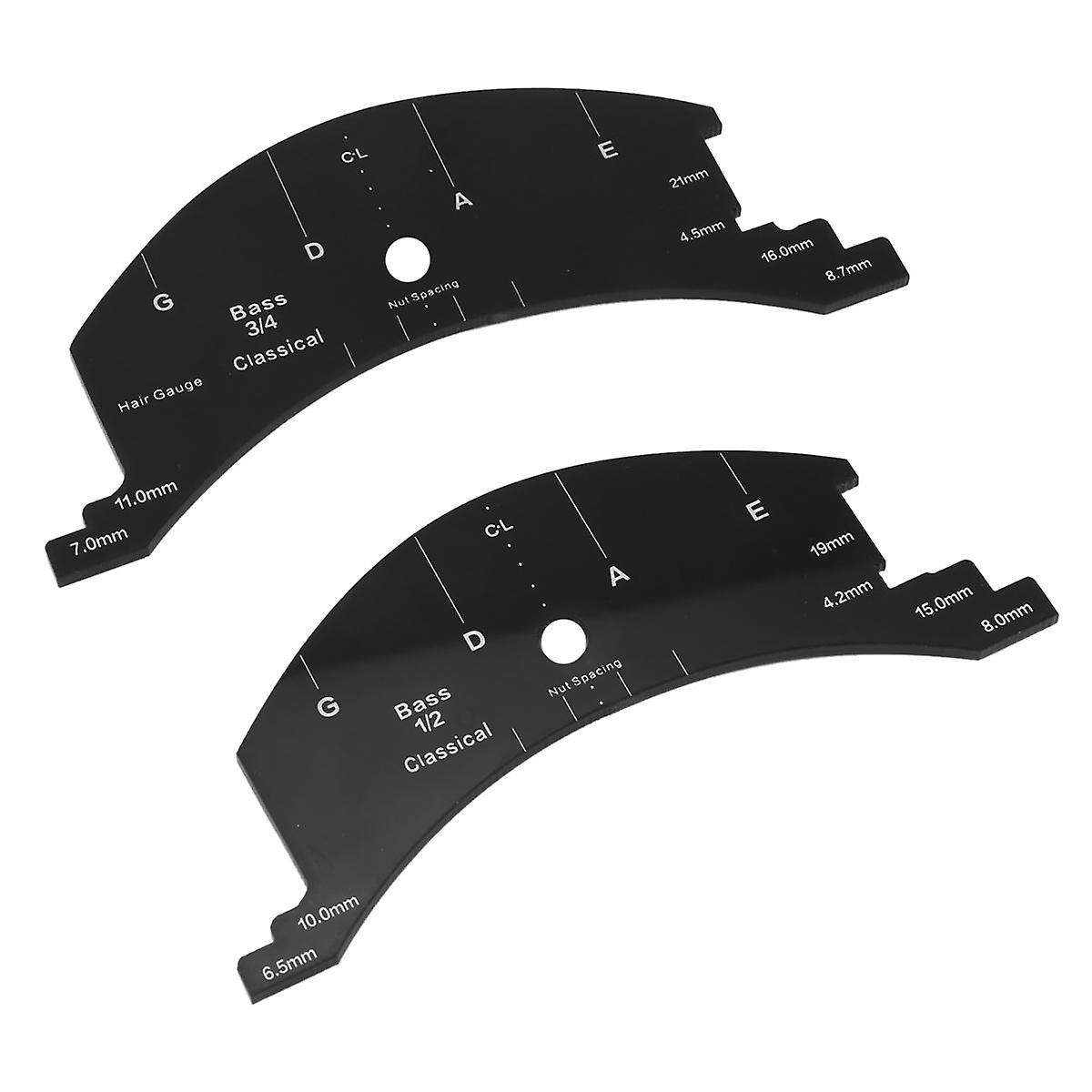 1 3/4 1/2 Beth Cello Bass Bridges Multifunctional Mold Template Bridges Repair Reference Tool