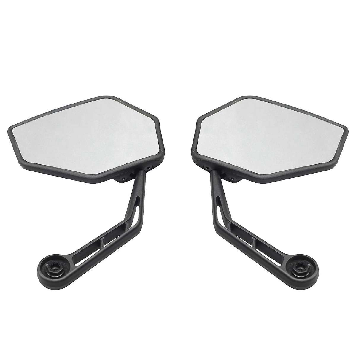 1 Pair Bicycle Mirror Safe Bike Rear View Mirror 360Rotating Bar End Mirror for Mountain Bike Handle