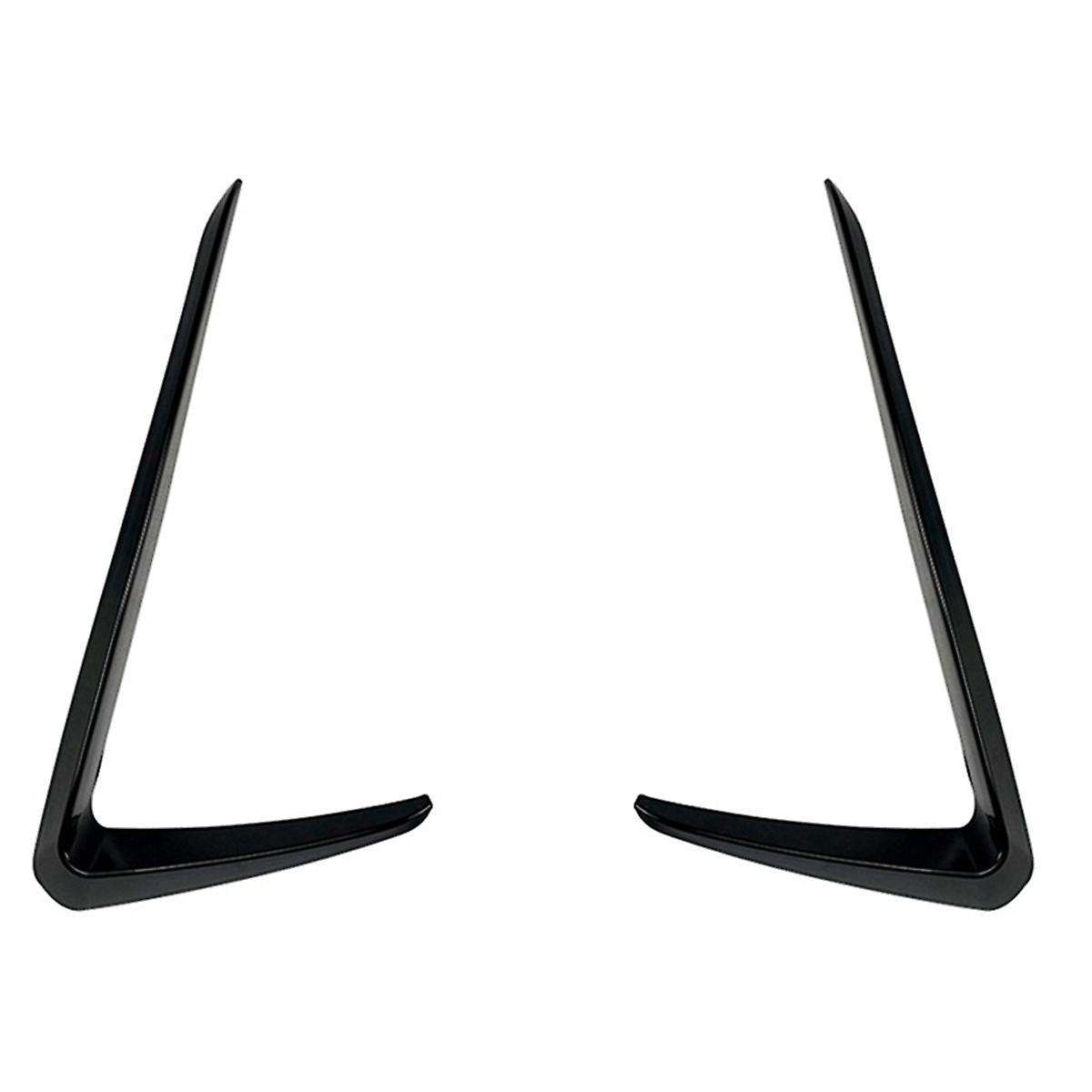 1 Pair Car Front Bumper Spoiler Splitter Cover Fog Light Splitter Trim for Golf 7 Golf Mk7 2013-2016