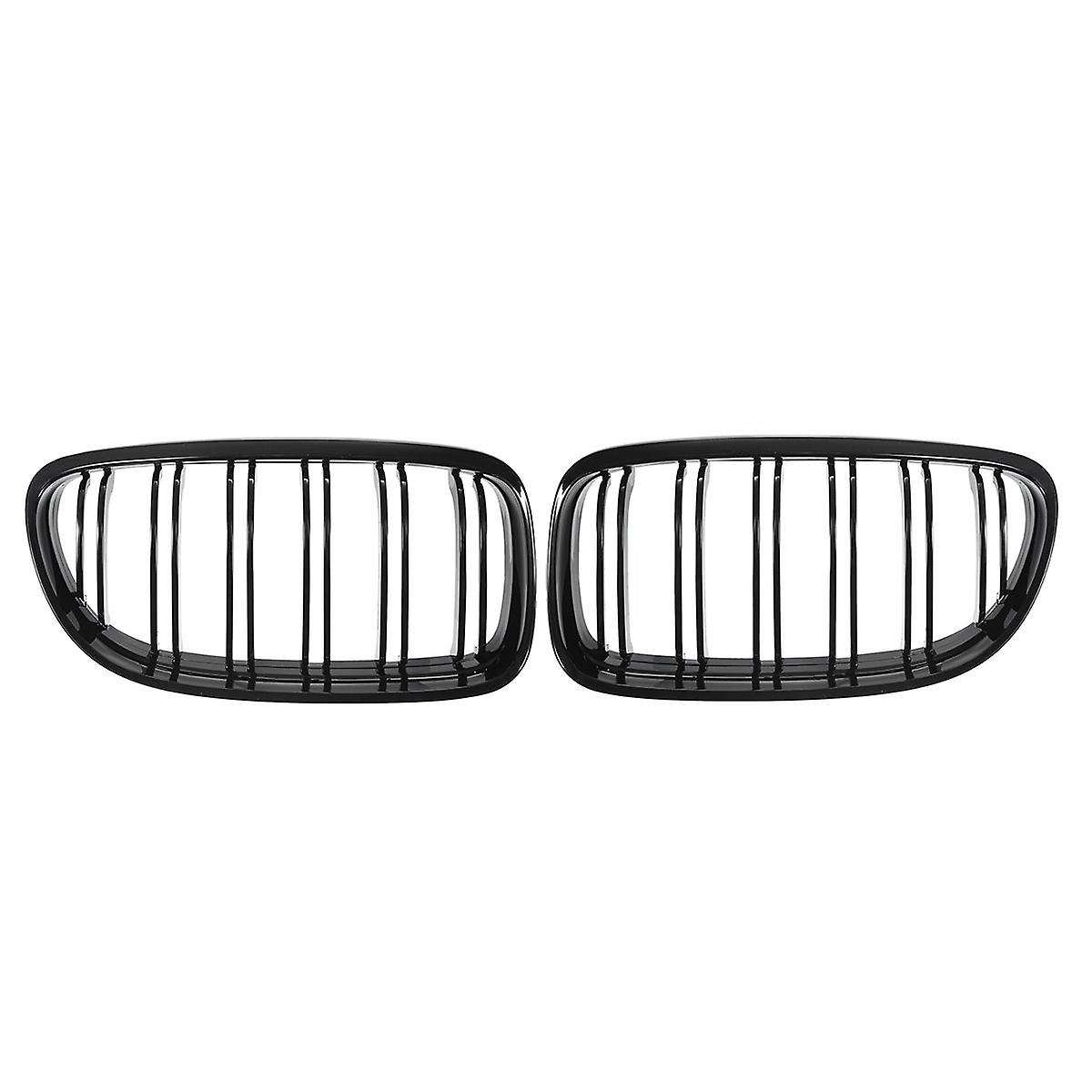 1 Pair Car Front Grille Gloss Black Inlet Grille for Bmw E90 Lci 3-series Sedan/wagon 2009 - 2011