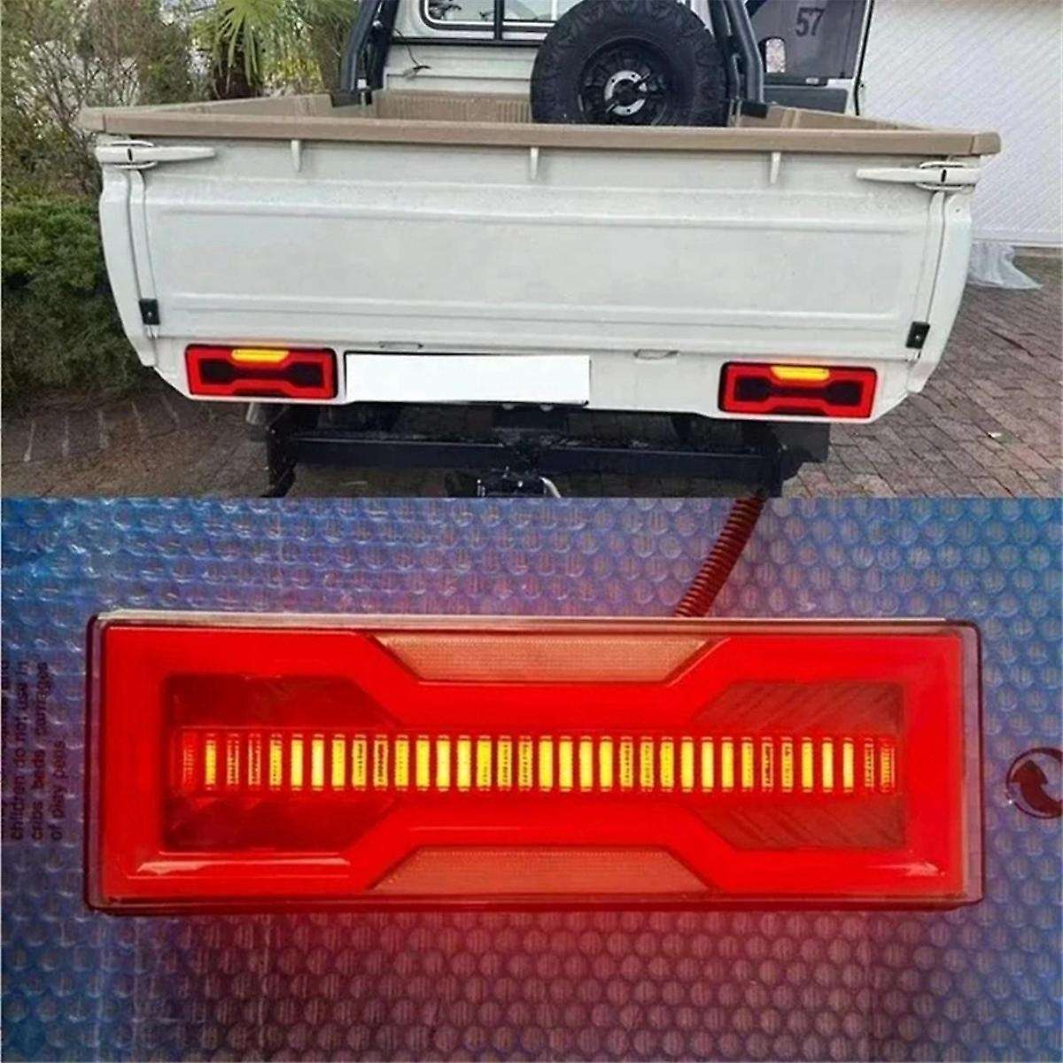 1 Pair Car LED Rear Tail Lamp Signal Light for Land Cruiser 70 79 LC79 LC75 FJ75 Pick-Up Accessories
