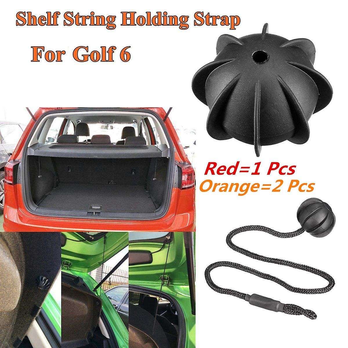 1 Pair Car Rear Parcel Shelves String Holding Strap Cord Rope for Golf 6 MK6 Golf R20