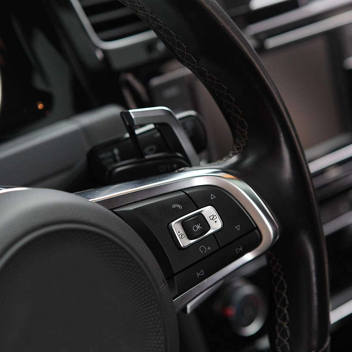1 Pair Car Steering Wheel Shift Paddle Shifter Extended Fit for Golf MK7 MK7.5 R 2013-2020 Car Acces