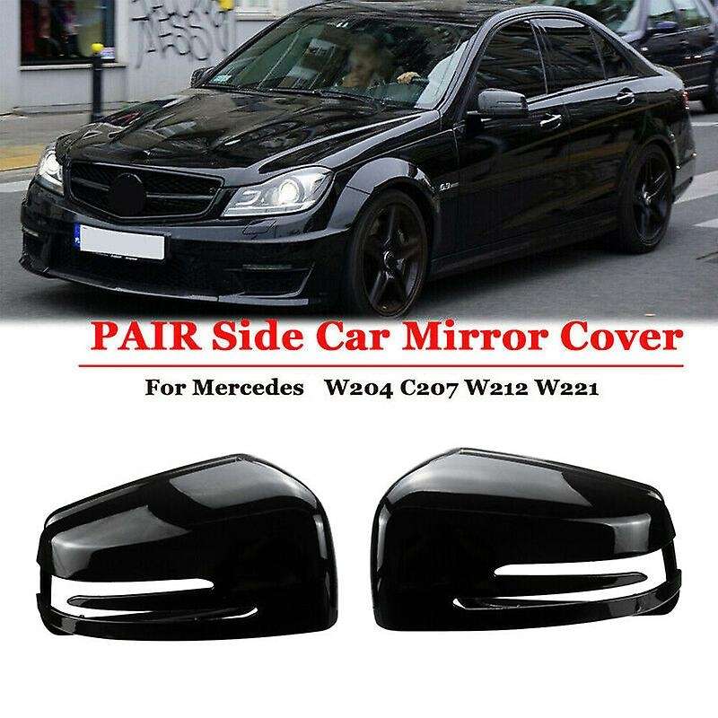 1 Pair Door Mirror Covers Side Mirror Caps for - C E S GL Class W204 W212 W221 CLA GLA 2009-2013 Gl