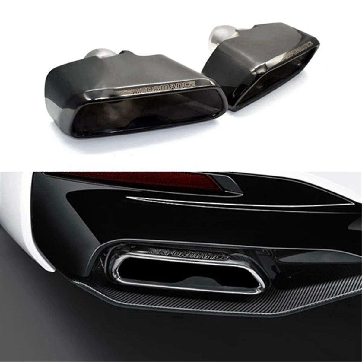 1 Pair Exhaust Pipe Muffler Pipe for 5 Series G30 G38 540 530 2018-2019 Car Rear Tail Tips Nozzle T