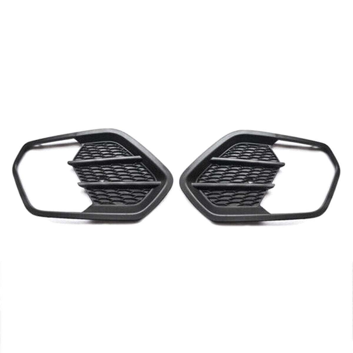 1 Pair Front Bumper Fog Light Frame Grille Cover F01039178 for Escape Kuga 2017-2019