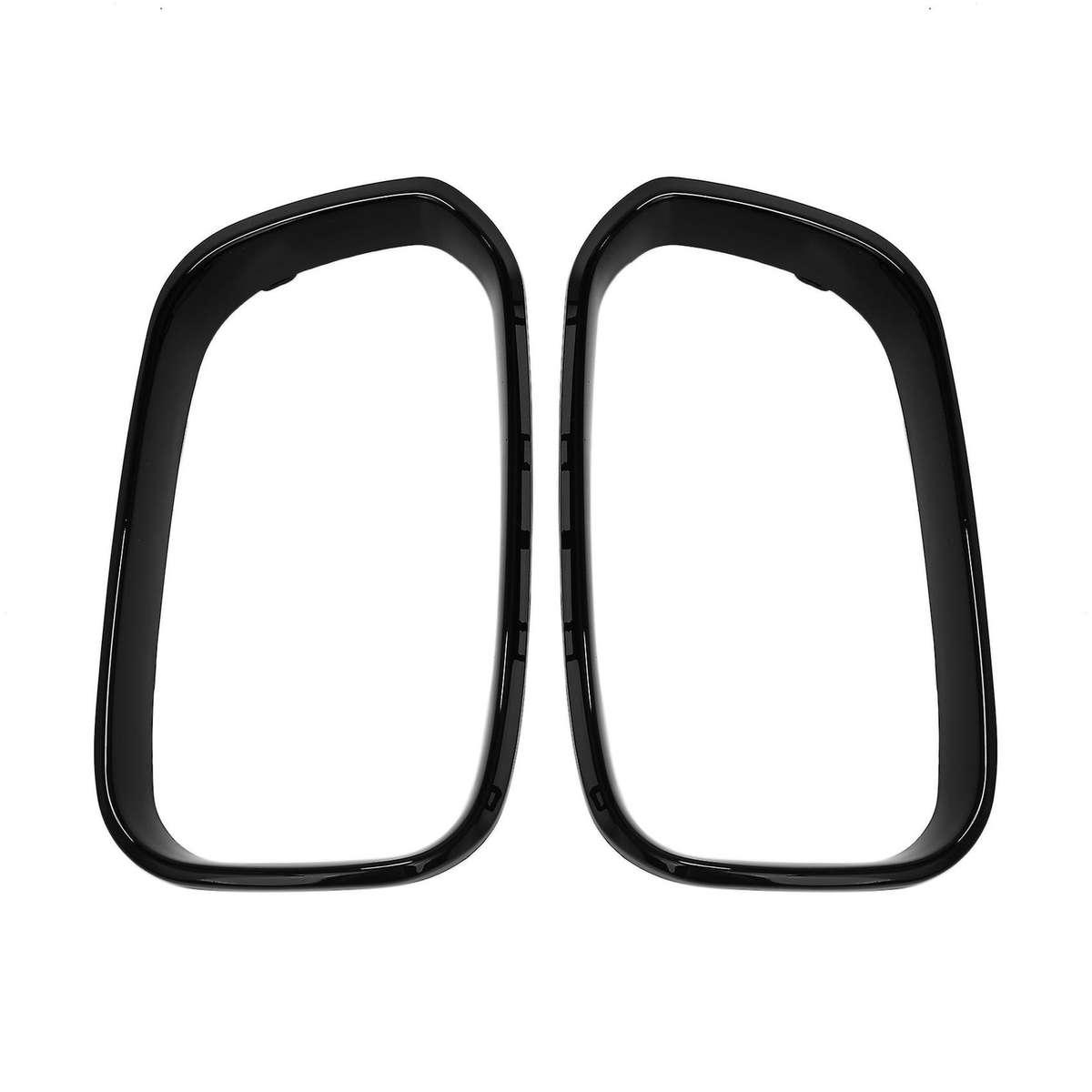 1 Pair Gloss Black Car Front Bumper Kidney Grille Frame Replacement for 1 Series F20 125I 135I 2015-