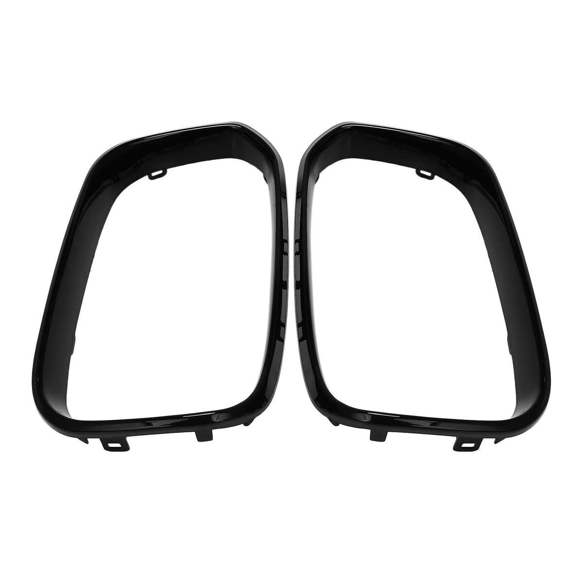 1 Pair Gloss Black Car Front Bumper Kidney Grille Frame Replacement for 1 Series F20 125I 135I 2015-