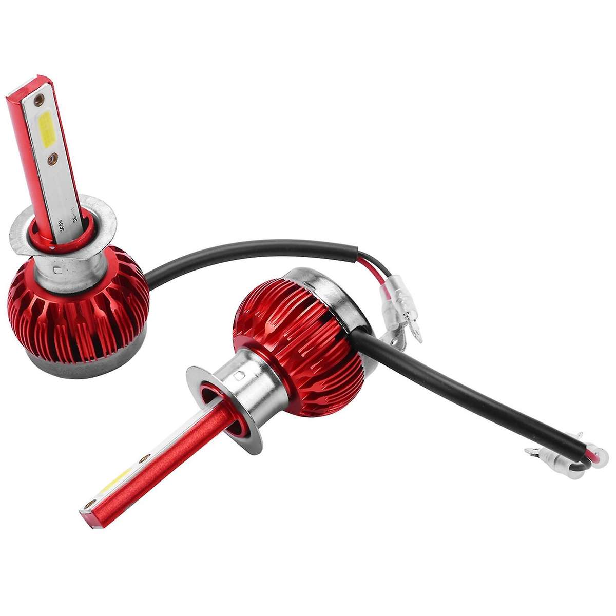 1 Pair LED Car Light Bulbs 10000LM 70W Headlight Auto Led Head Light Lamps 6500K Cold White(H1)