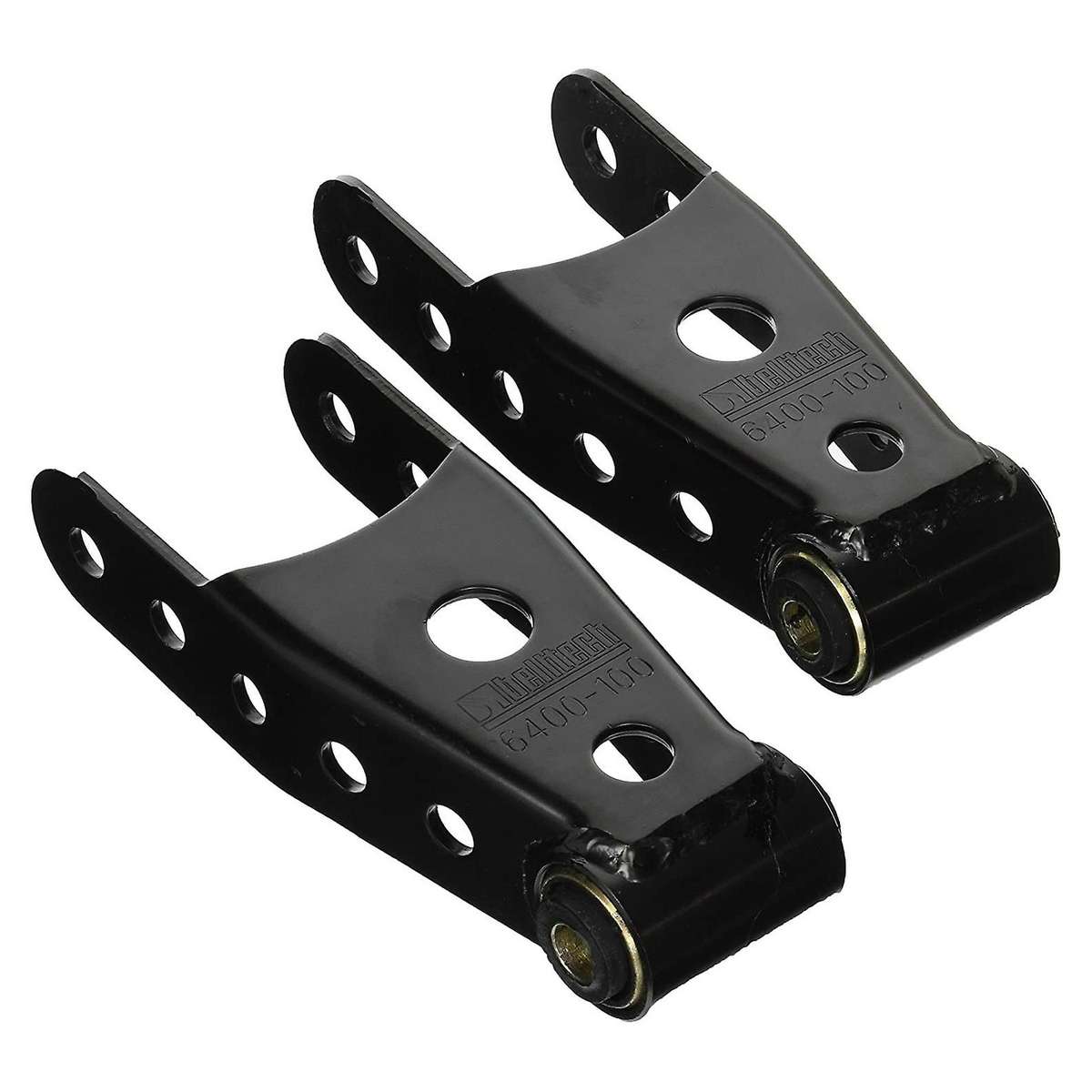 1 Pair of BEL6400 Rear Lowering Shackle Bracket Kit for and with 2inch Drop