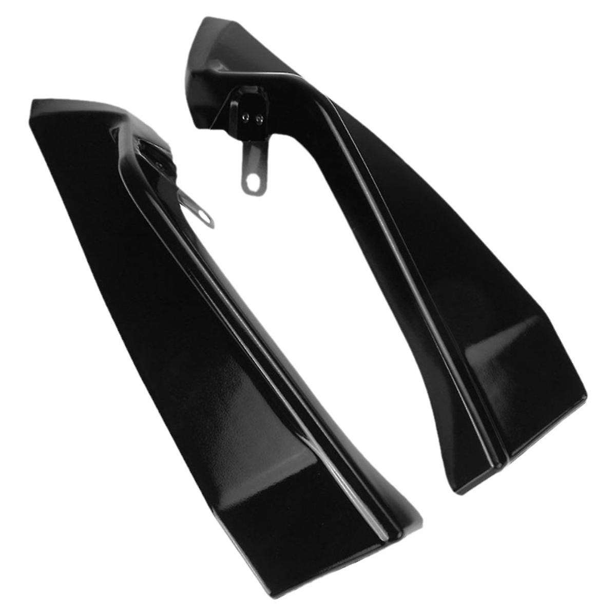 1 Pair of Gloss Black Car Rear Spoilers Rear Corner Protectors for 13-18 Decorative Modification Par