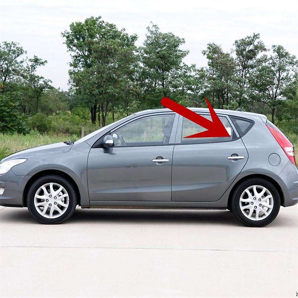 1 Pair Rear Door Triangle Garnish Cover Panel Rear Window Plate Trim Cap for I30 2008-11 838302L000