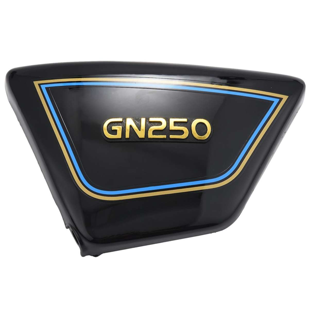 1 Pair Right & Left Frame Covers Panels Compatible Suzuki Motorcycle Black