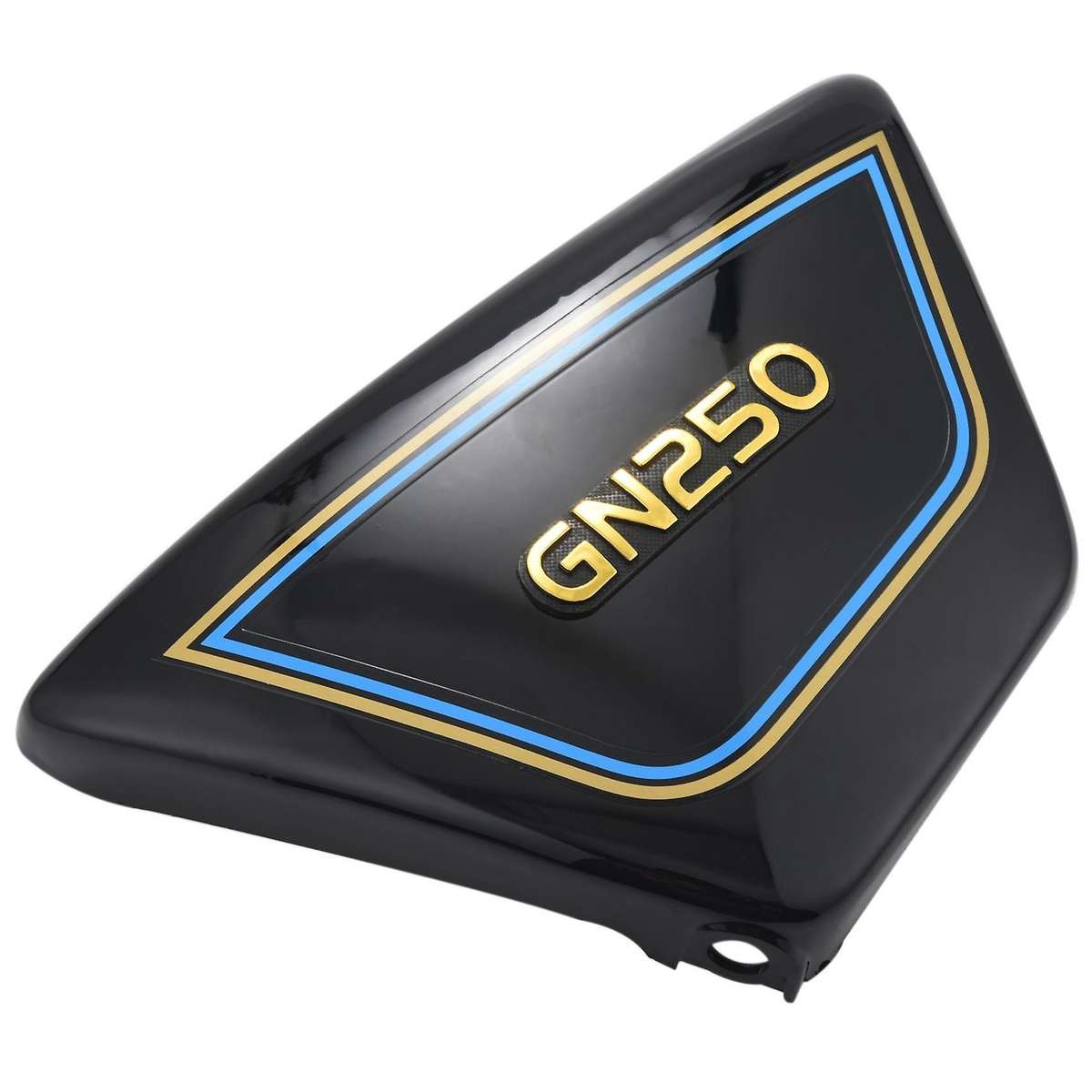 1 Pair Right & Left Frame Covers Panels Compatible Suzuki Motorcycle Black