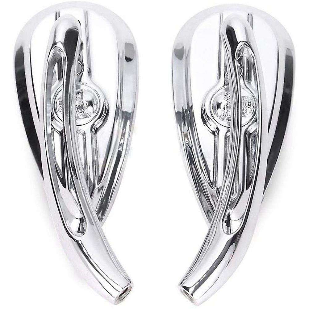 1 Pair Skull Rearview Mirrors Motorcycle Aluminum Side Rear View Mirror for Softail Cruiser