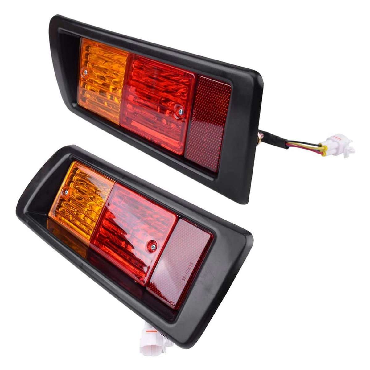 1 Pair Tail Bumper Rear Fog Lights Lamp 81550-60440 81550-60520 Fit for Land Cruiser Prado Fj90/95