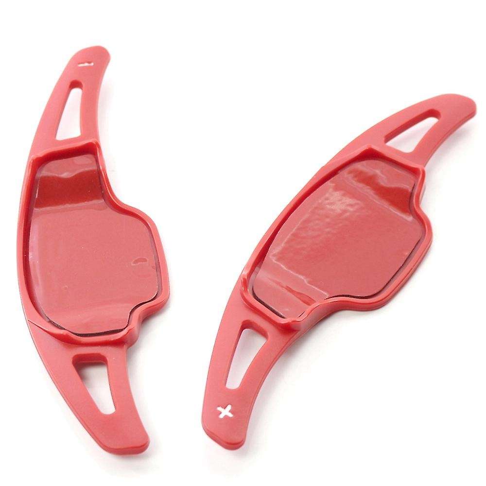 1 Pair Wheel Shift Paddle Shifter Extension Cover Red for Ct6 XT5 2016-2019 Regal 2016-17