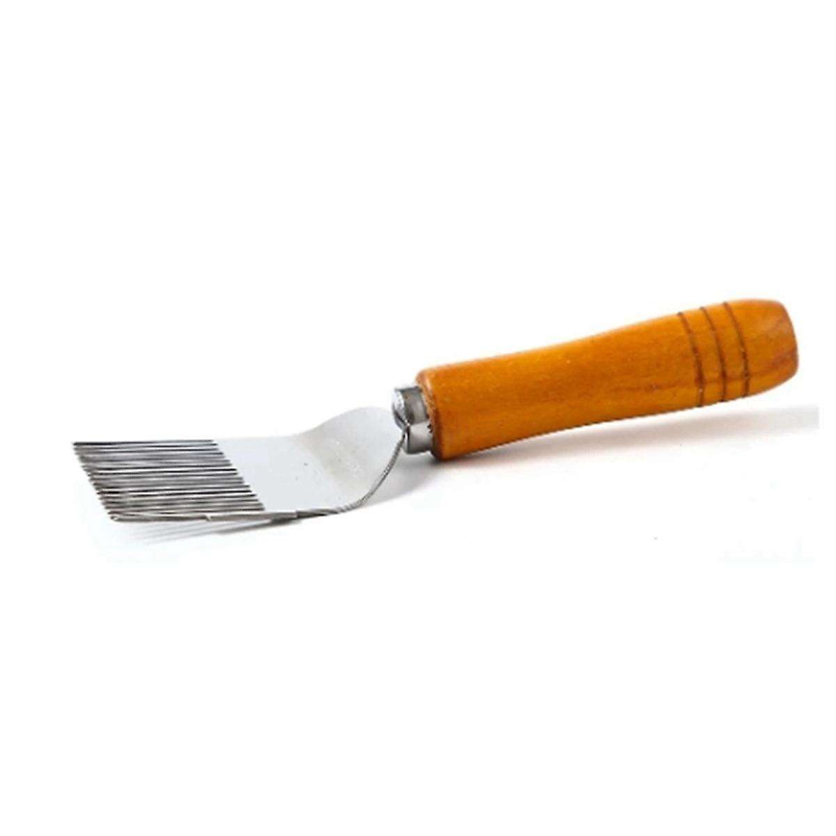 1 Pc Beekeeper Honey Wooden Handle Comb Honey Pin Needle Honey Cut Uncapping Forks 17 Root BEE Fork