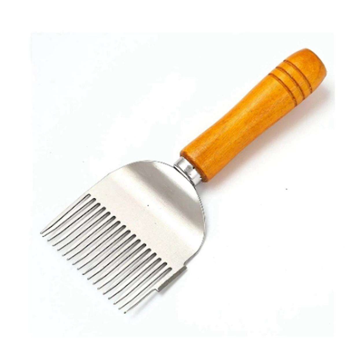 1 Pc Beekeeper Honey Wooden Handle Comb Honey Pin Needle Honey Cut Uncapping Forks 17 Root BEE Fork