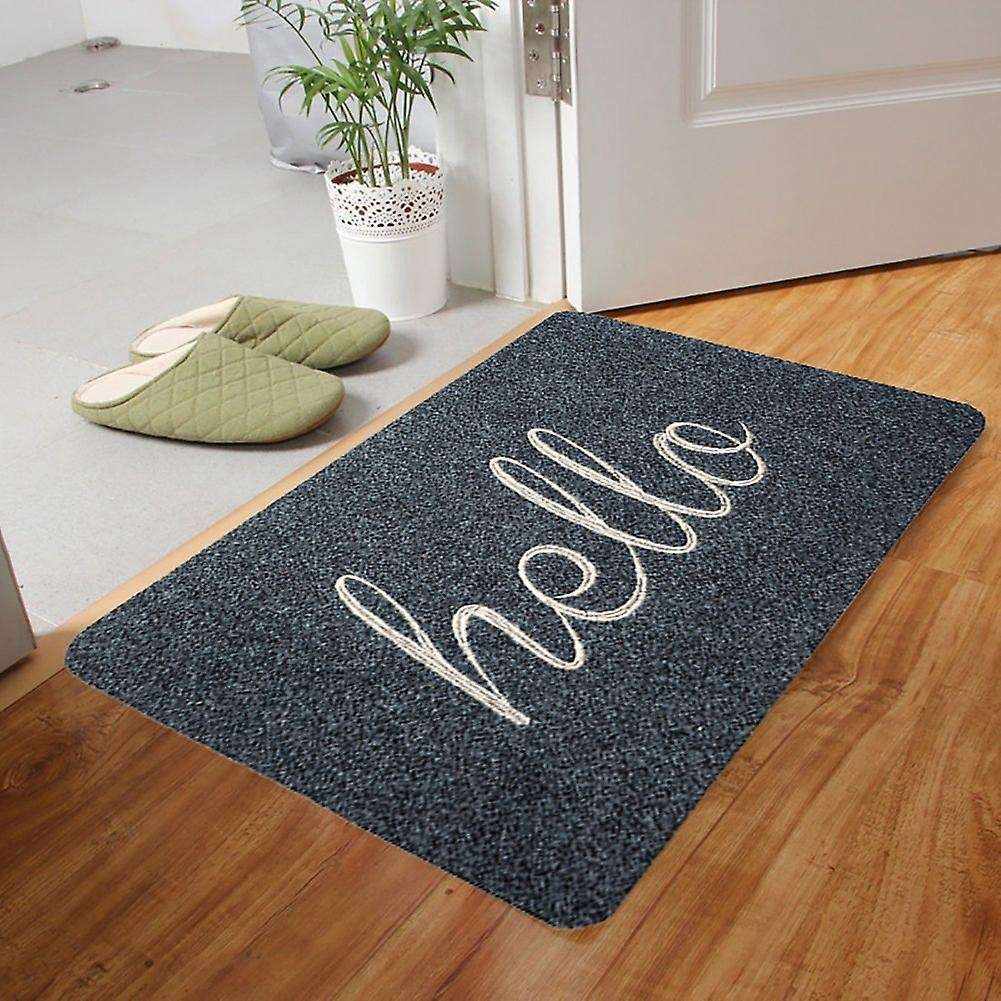 1 Pcs Door Mat Durable Welcome Mat Low Profile Floor Mat Front Doormat Non Slip Rugs for Indoor Outd