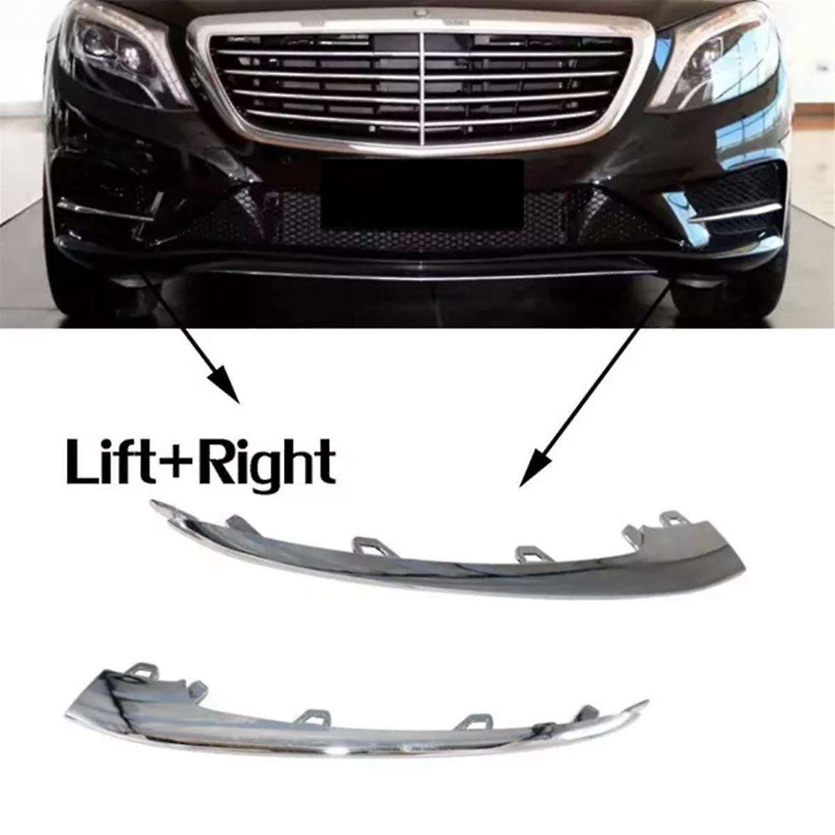 1 Pcs Left Front Bumper Chrome Decorative Strip Front Bumper Bright Strip for S-Class W222 222885770