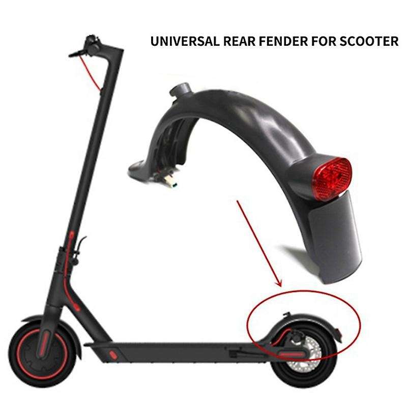 1 Set Electric Scooter Kit Scooter Rear Mudguard with Light Kit for Upgraded M365 Pro Pro 2 1S