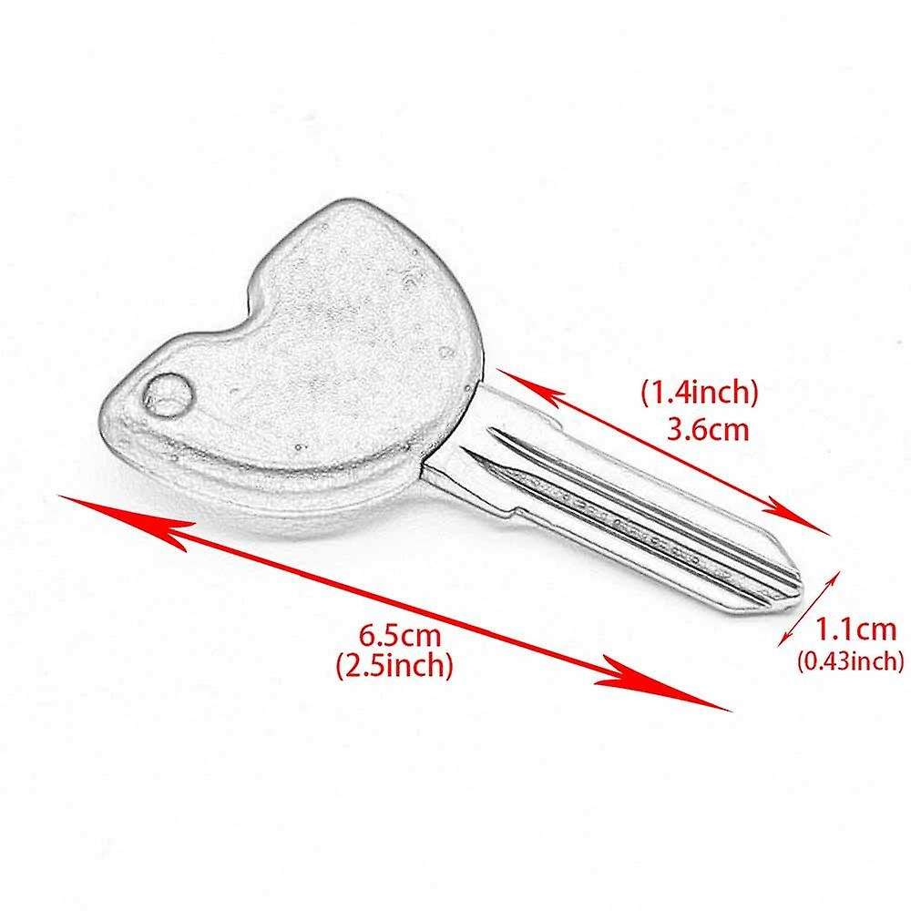 1 Set Motorcycle Key Shell Case Protective Cover with Key Embryo for Fly 125 LXV150 GTS250 GTS300