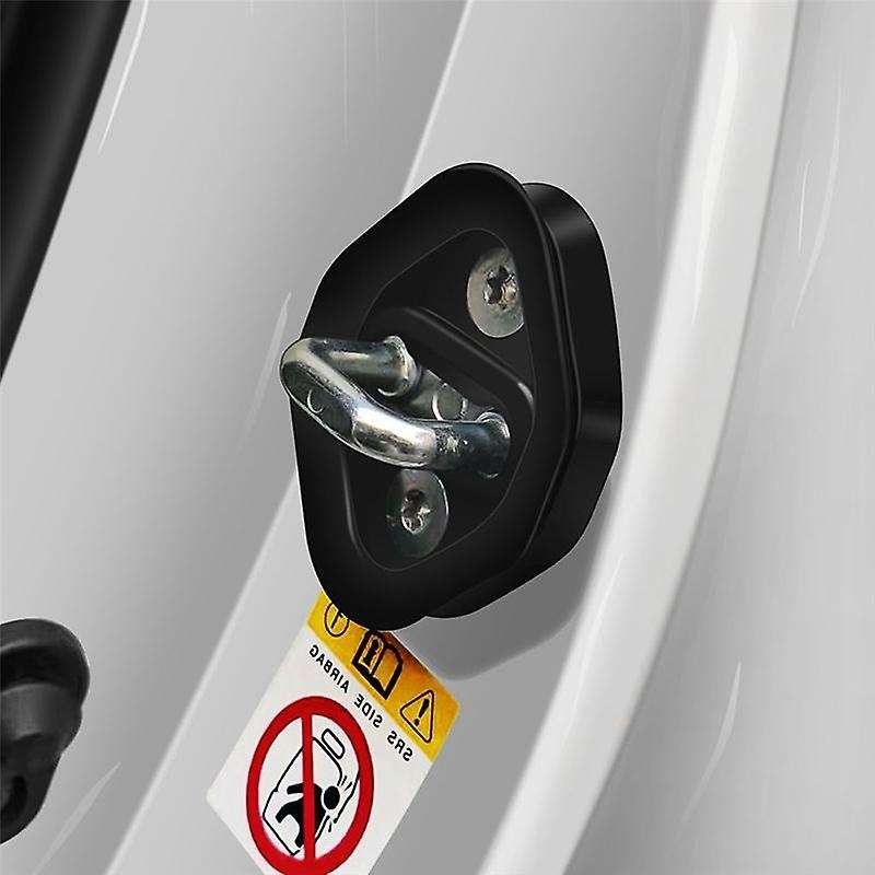 1 Sets Car Silicone Reduce Noise Door Lock Protector Latches Stopper Covers for Accord Odyssey