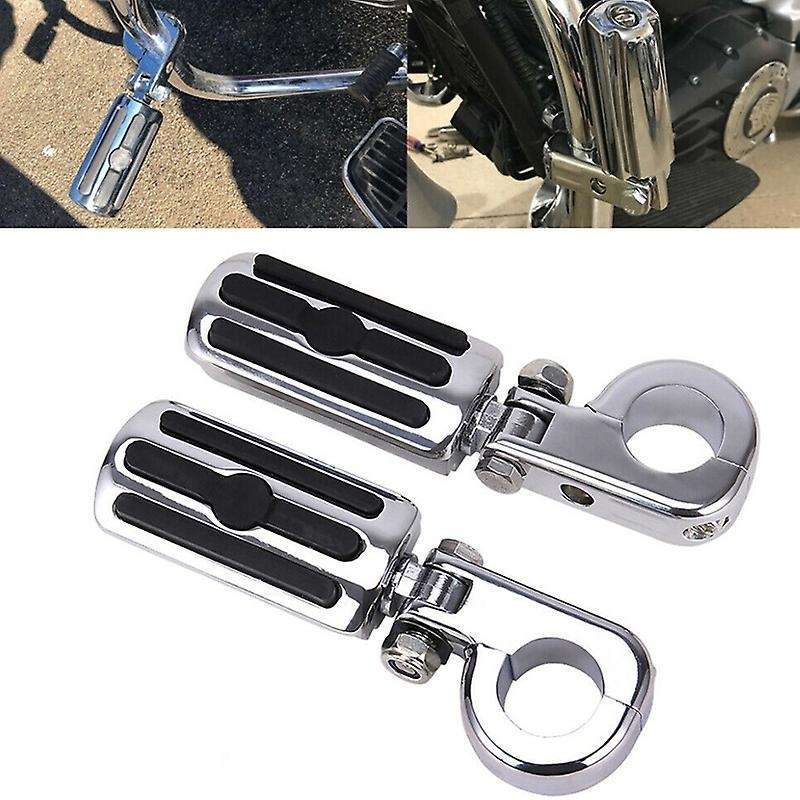 1.25 inch Motorcycle Highway Foot Pegs Footrest for Touring Glide