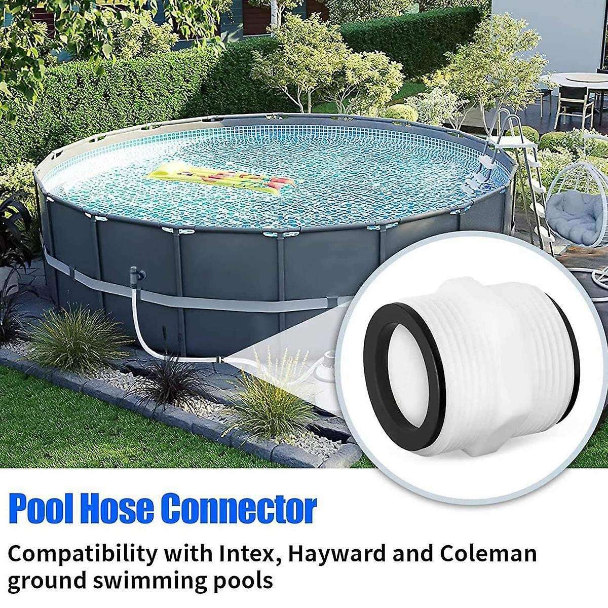 1.5inch to 1.5inch Pool Hose Connector - Pool Hose Adapter for Above Ground Swimming Pool Hose And