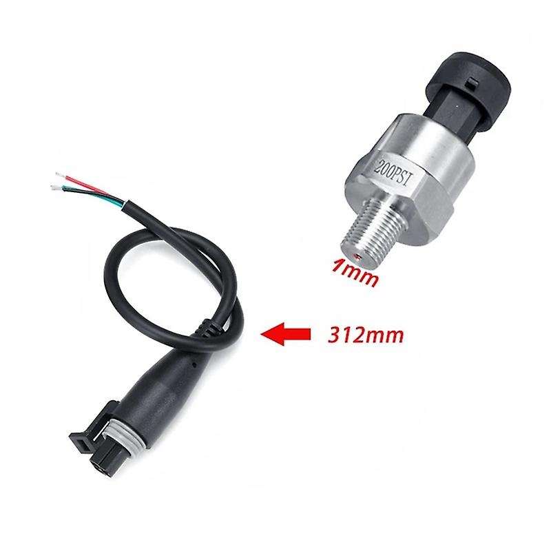 1/8Inch-27 NPT, 30PSI Fuel Air Pressure Sensor Water Pressure Sensor with Wire Fuel Pressure Sensor