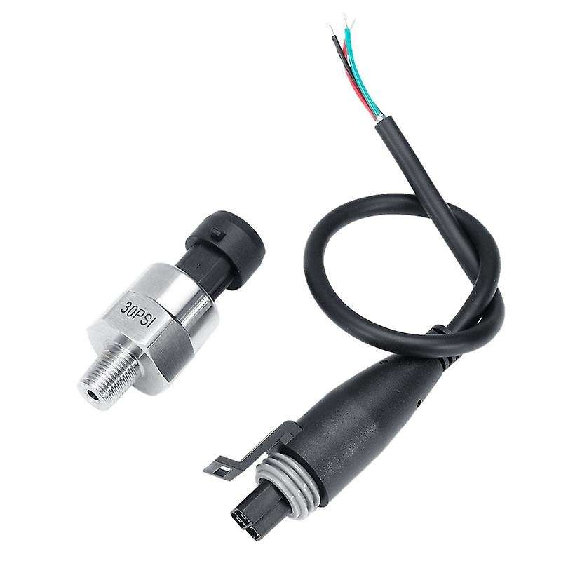 1/8Inch-27 NPT, 30PSI Fuel Air Pressure Sensor Water Pressure Sensor with Wire Fuel Pressure Sensor