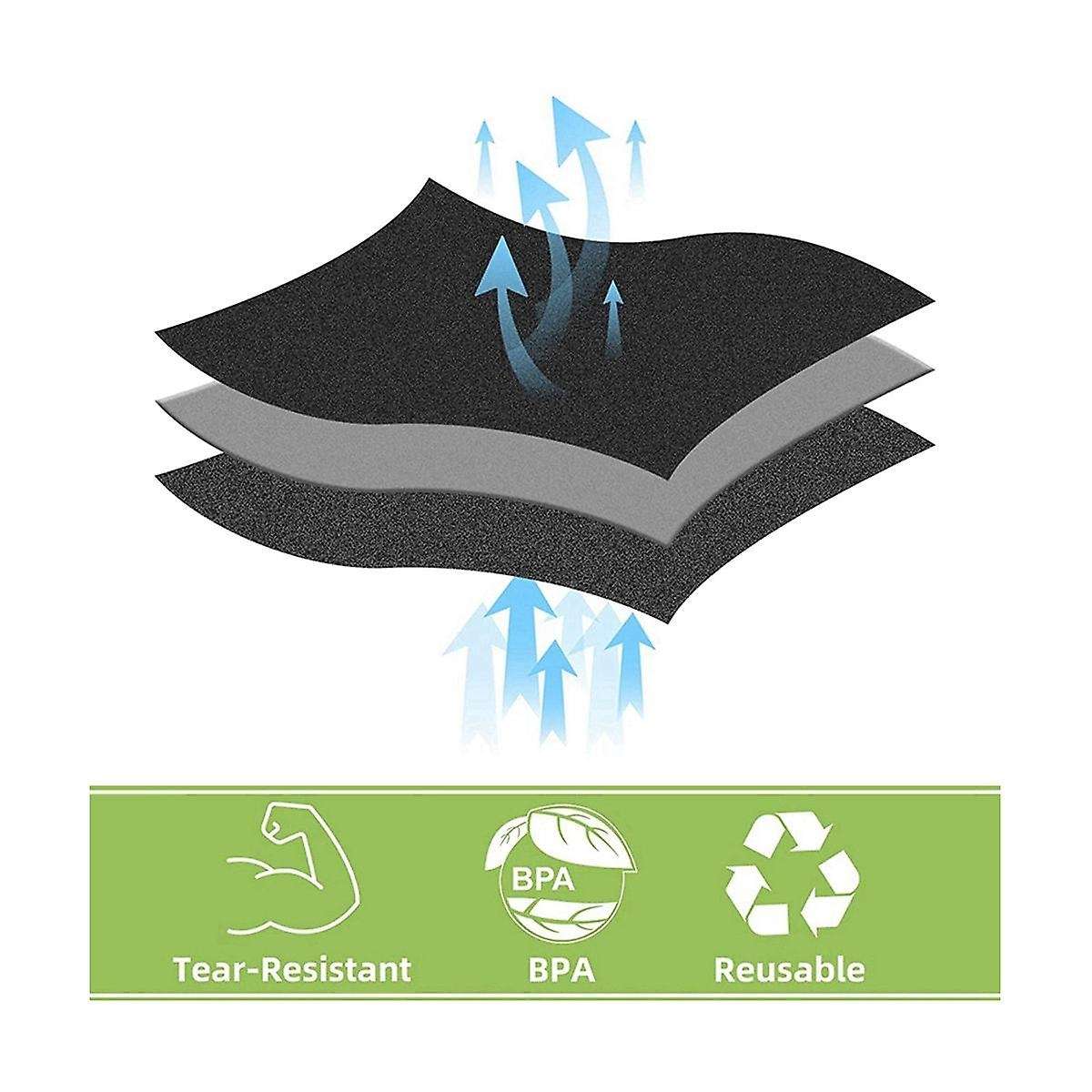 10 Gallon Potato Grow Bags 6-Pack, Thick Fabric Pots for Plants, Harvest Windows & Sturdy Handles