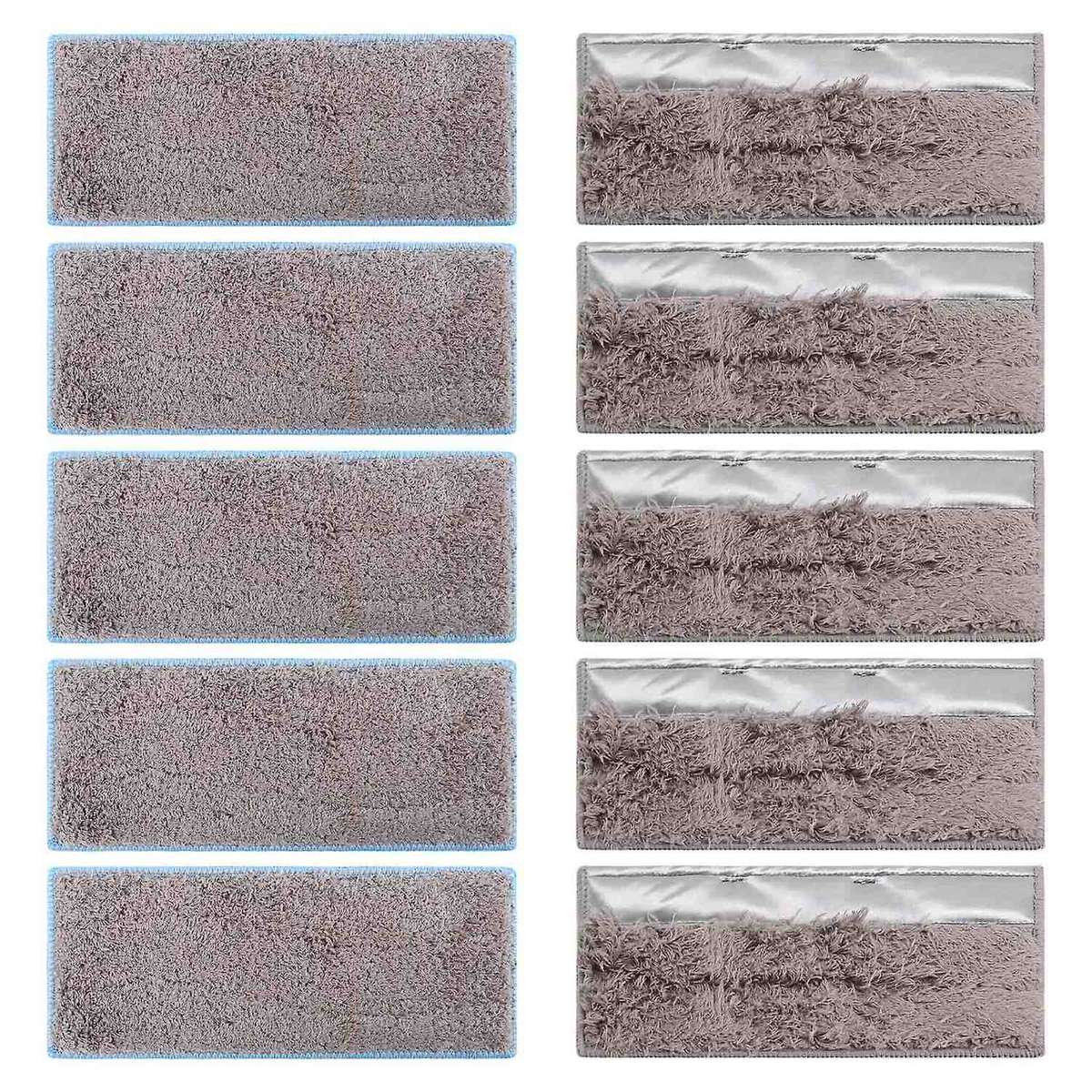10 Pack Washable Mopping Pads for M6 Robot Mop,5 Wet and 5 Dry Mopping Pads