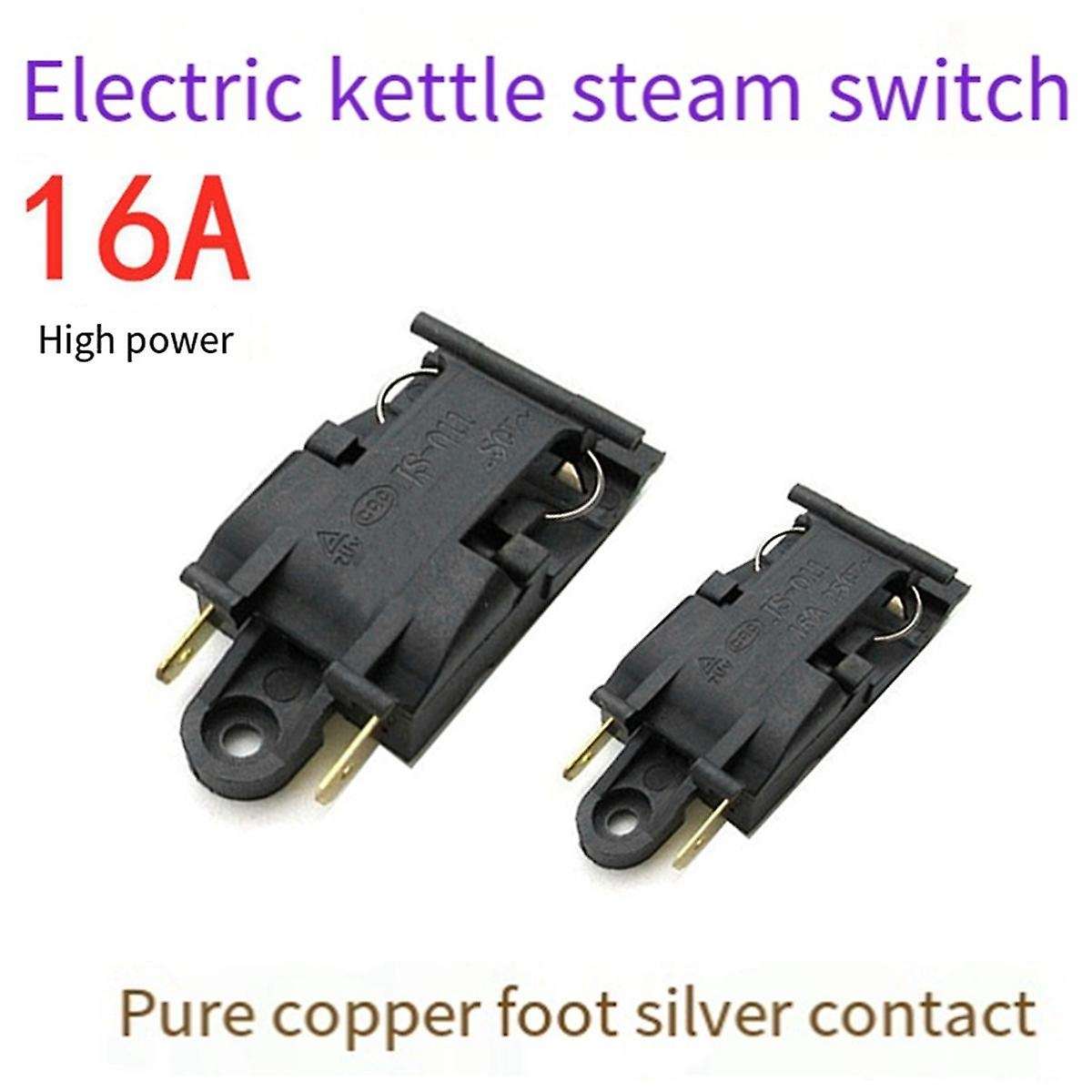 10 Pcs Electric Kettle Steam Pressure Jump Switch 16A Kettle Power Switch Thermostat Temperature Con