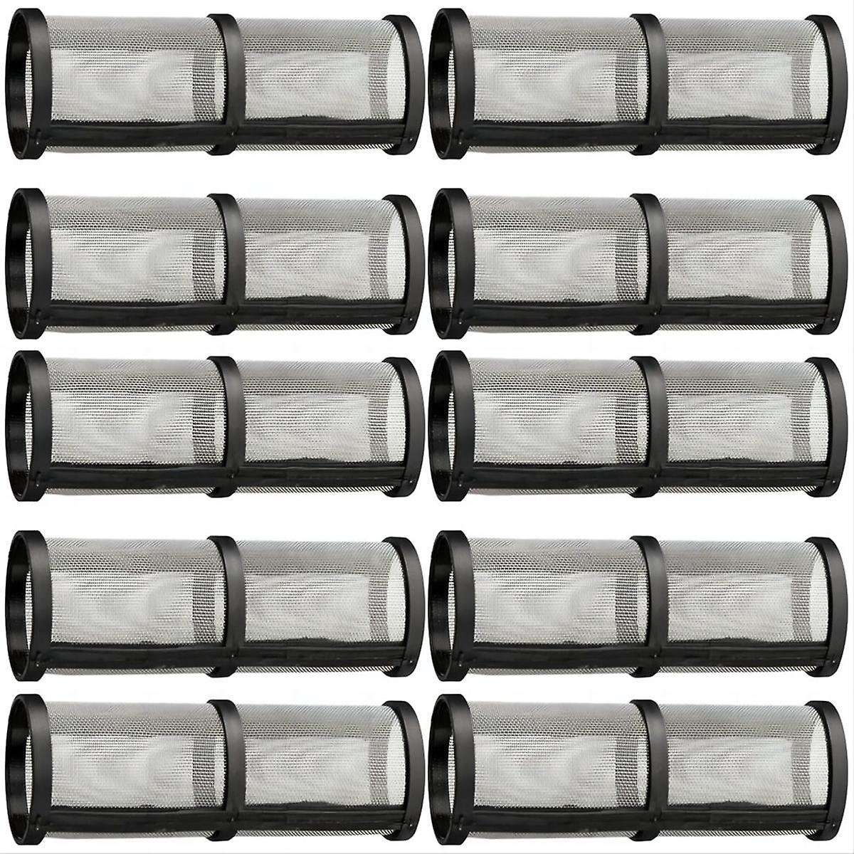 10 Pieces Airless Paint Sprayer Filters 390 395 490 495 595 Pump Manifold Strainer 60 Mesh Compatibl