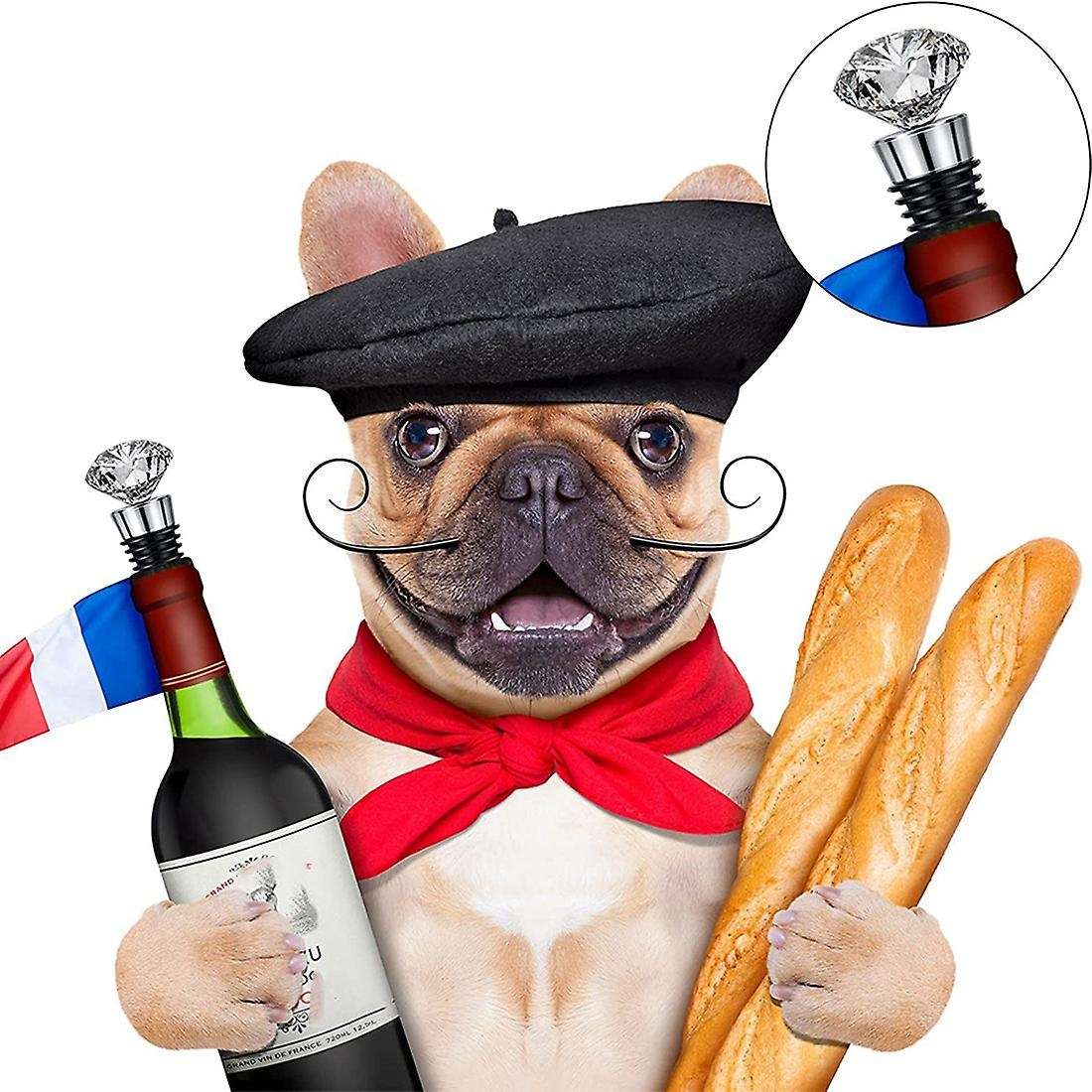 10 Pieces Bottle Stopper with Threaded Post Compatible Wood Turning Project