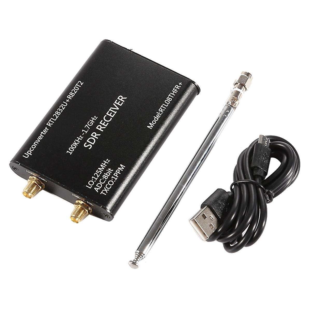 100KHz-1.7GHz RTL-SDR Receiver Upconverter RTL2832U+R820T2 1PPM TXCO SDR Radio Receiver for AM FM C