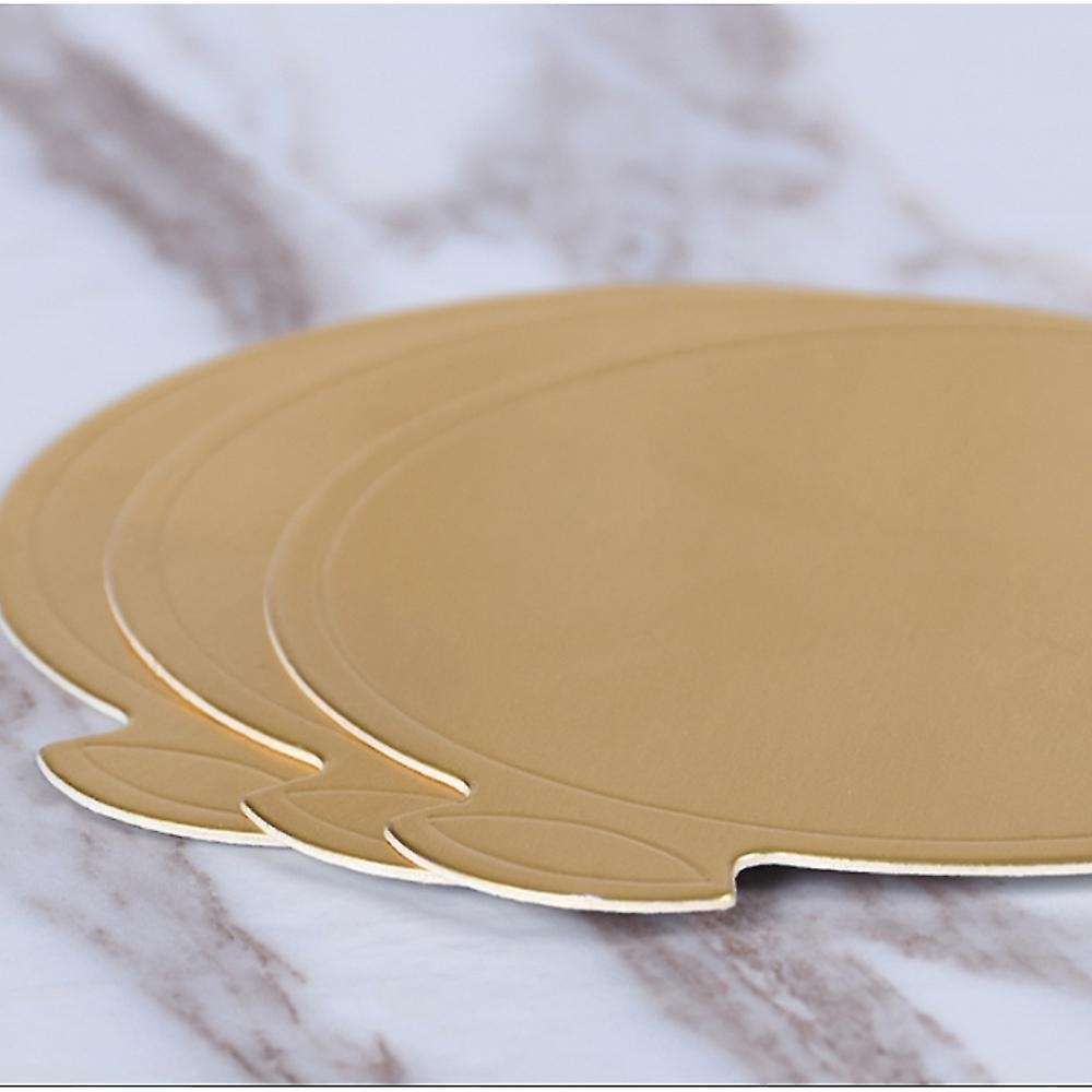 100Pcs 80X80mm Round Cake Board Cake Pizza Round Cardboard Food Mat Cake Tray