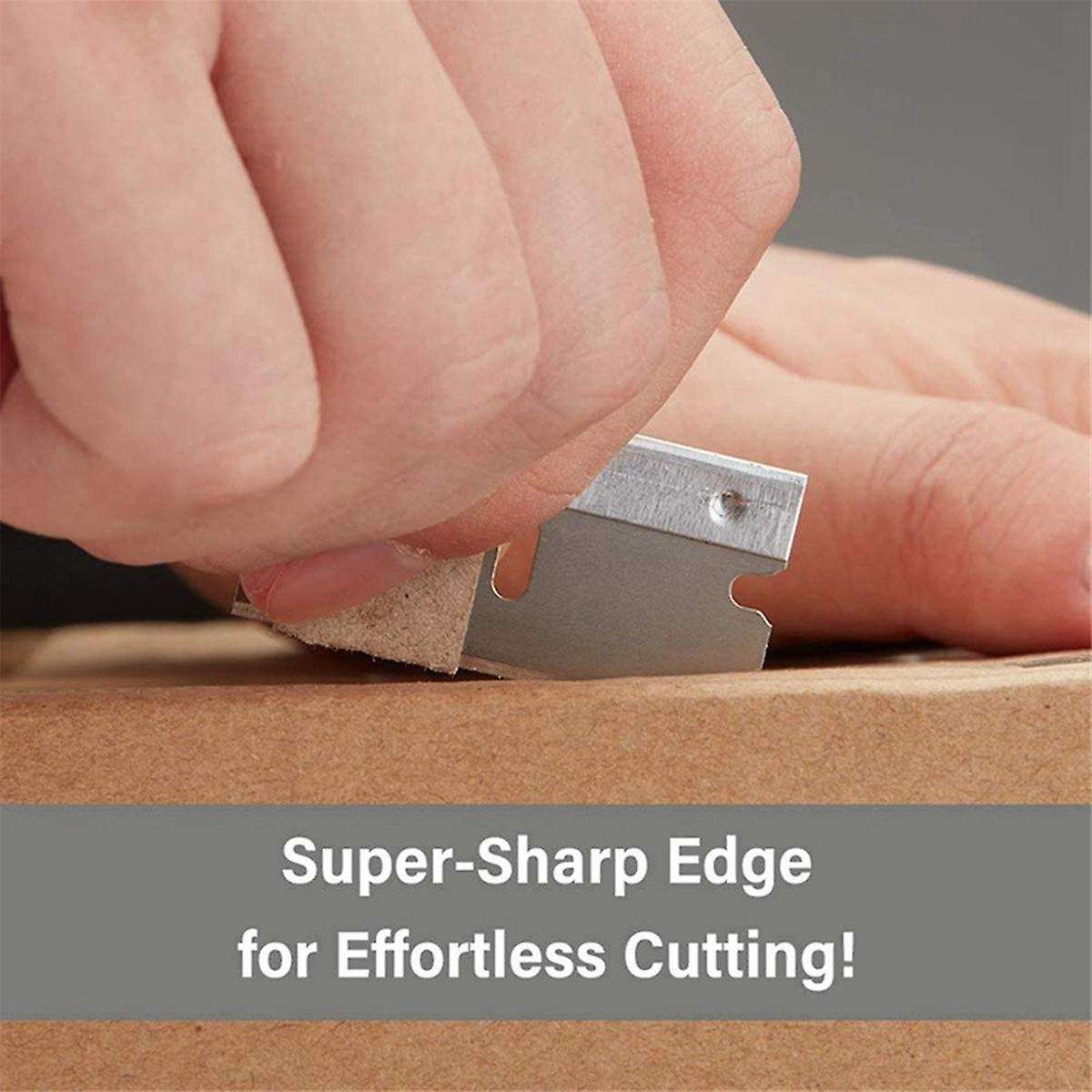 100Pcs Blade Adhesive Decal Sticker Window Window Residue Cleaning and Removing Tool