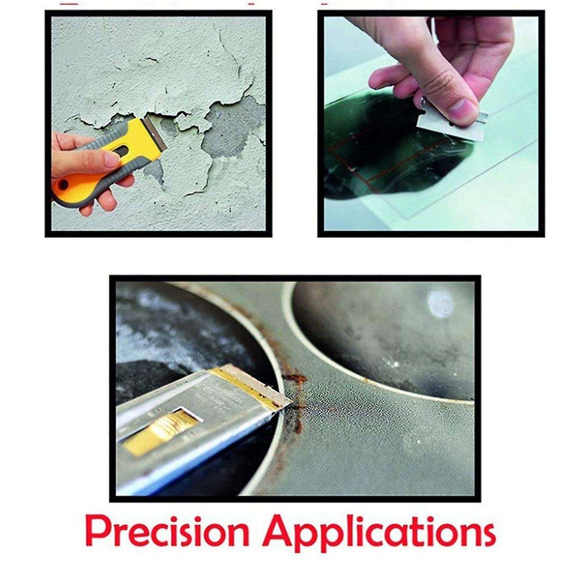 100Pcs Blade Adhesive Decal Sticker Window Window Residue Cleaning and Removing Tool