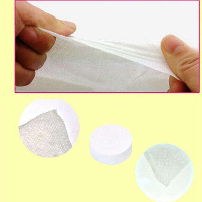 100Pcs Disposable Compressed Towels Capsules Washcloth Travel Camping