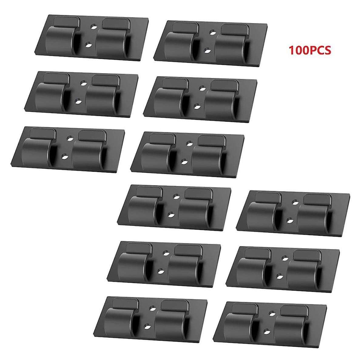 100pcs Hooks for Outdoor String Light Garland Light Clip Heavy Duty Cable Cord Clip Hanging Rope Wal