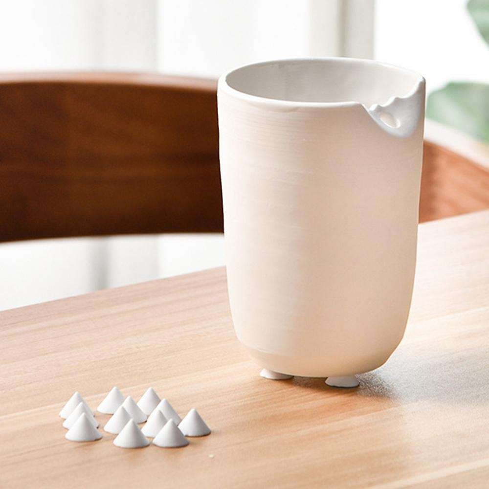 100Pcs Movable Nail Ceramic Refractory Support Nail High Temperature Material Pottery Tool Kiln Furn