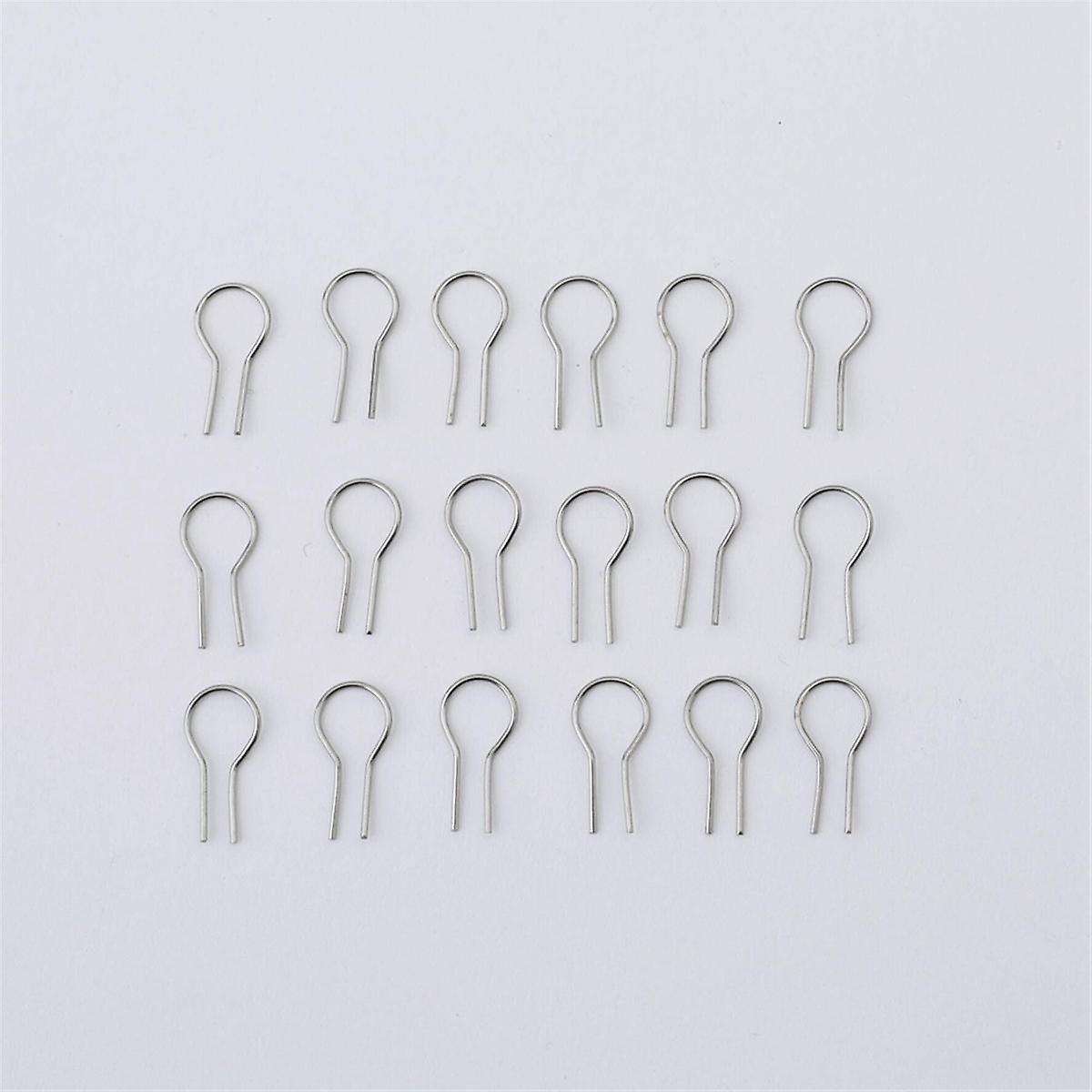 100pcs R-shaped Hanging Burning Needle for Kiln, Glass Fusing & Ceramic,make Diy Pendant Ornament W