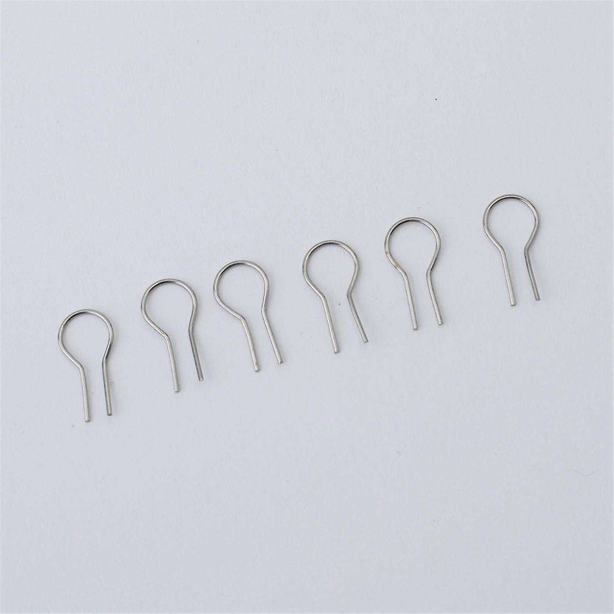 100PCS R-Shaped Hanging Burning Needle for Kiln, Glass Fusing & Ceramic,Make DIY Pendant Ornament Wi