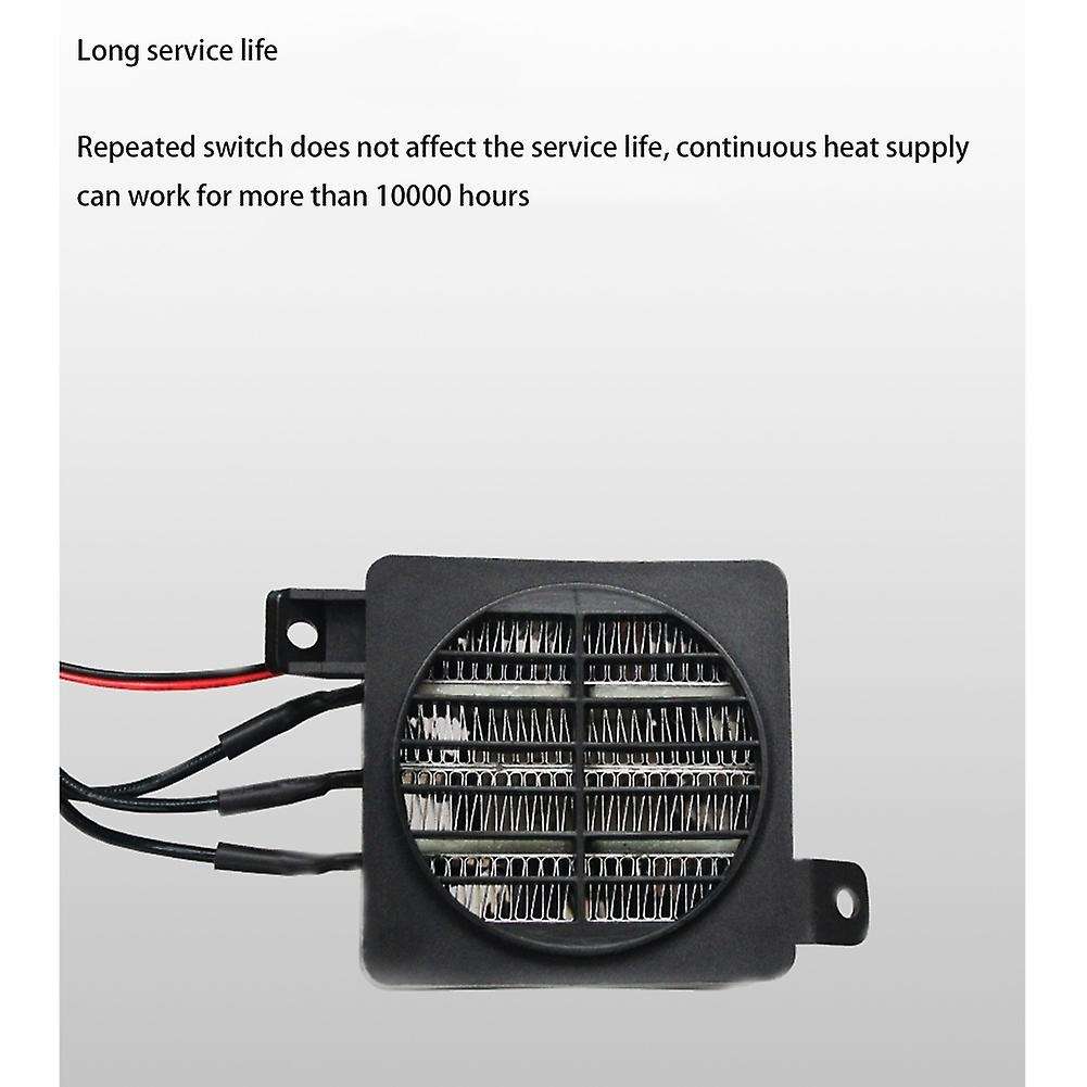 100W 12V Heater DC Fan Thermostatic Egg Incubator Heater PTC Fan Heater Heating Elements Electric He
