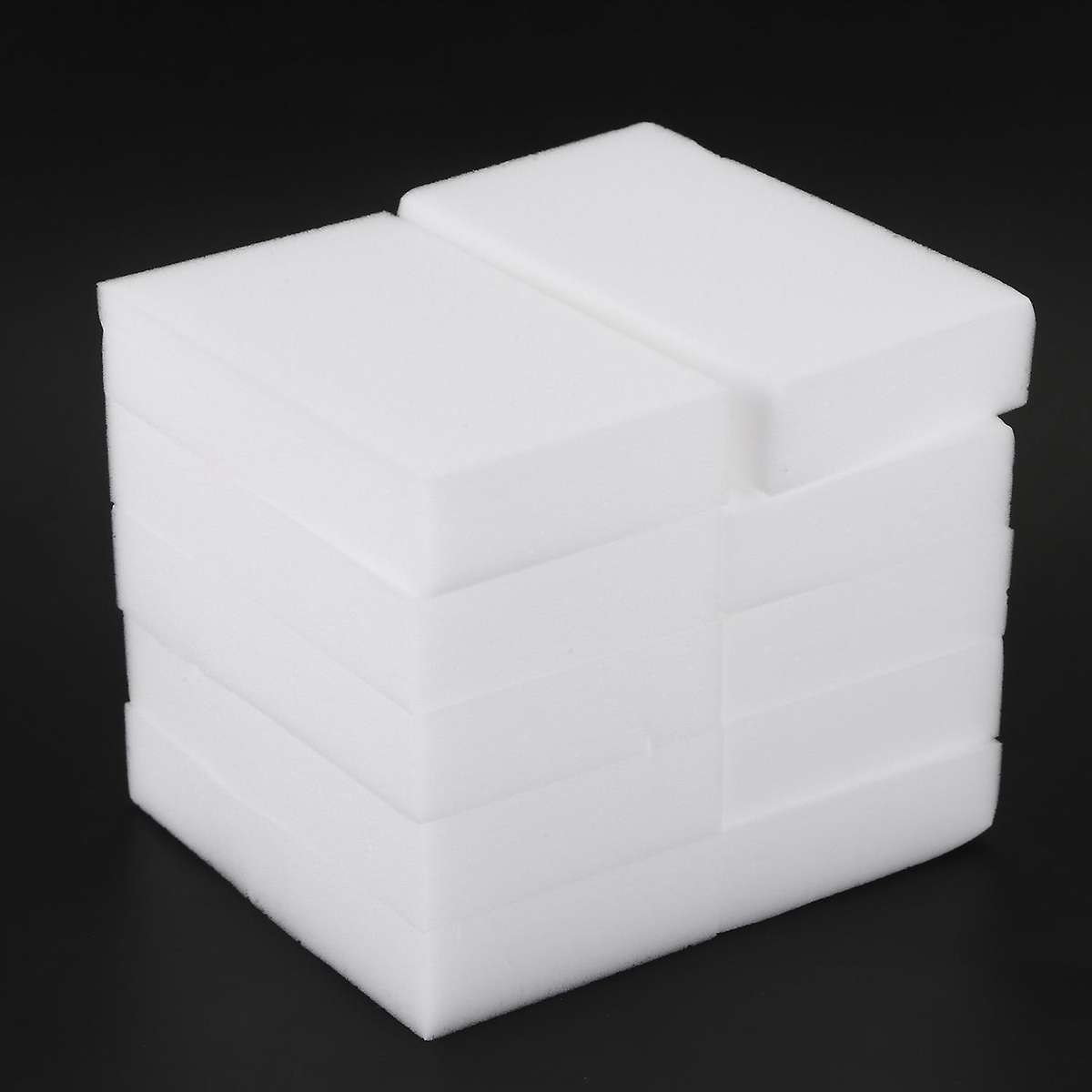 100x60x20mm 10pcs Magic Sponge Eraser Melamine Cleaner-white